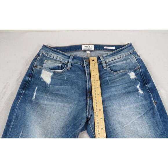 FRAME Denim L'Homme Skinny Casual Distressed Jeans Men's Size 30 x 31.5" Length - Picture 5 of 10